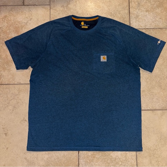 Carhartt Other - Carhartt Men's Heather Blue Force Short Sleeve Relaxed Fit Tee